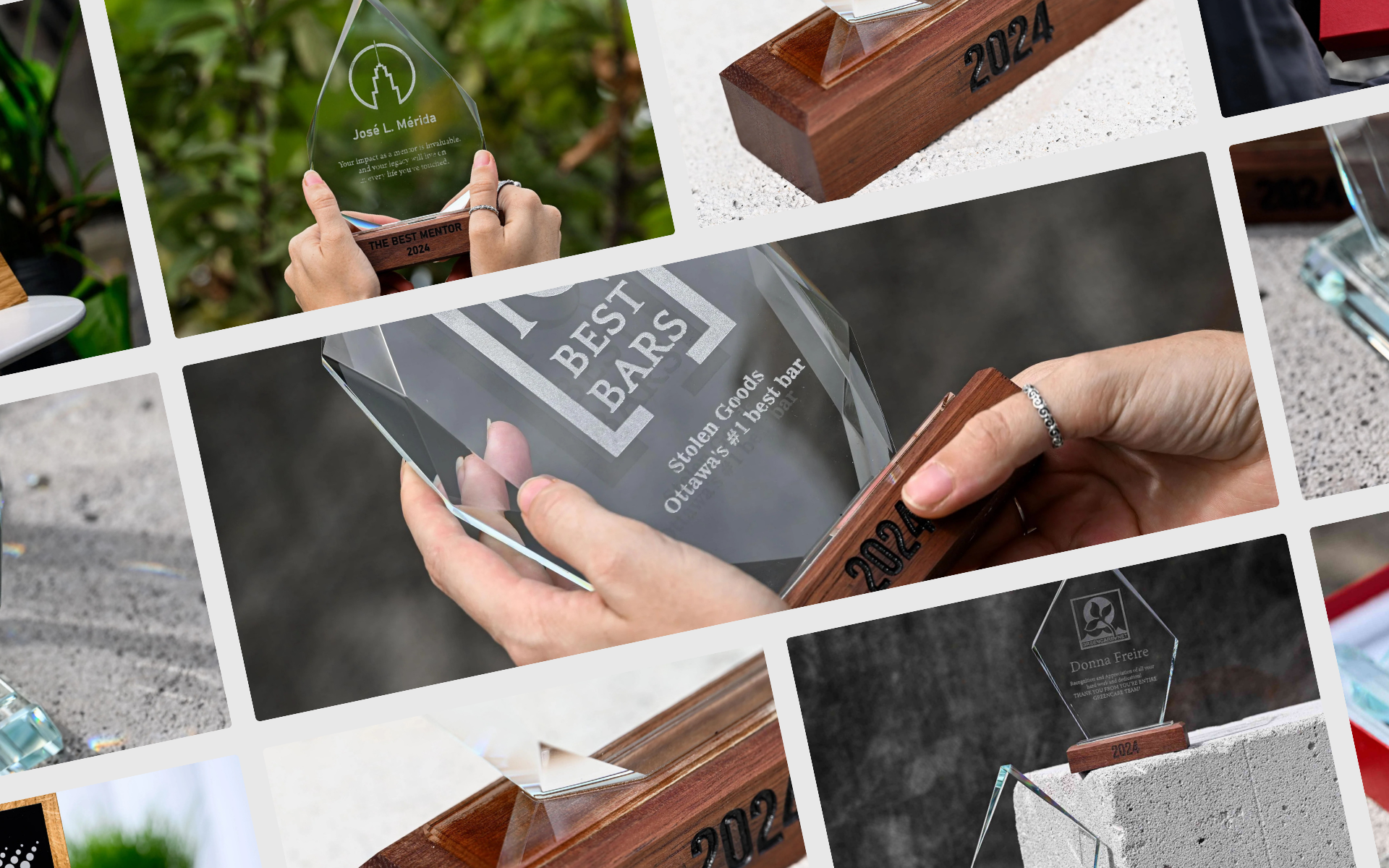 Custom Glass Awards & Trophies