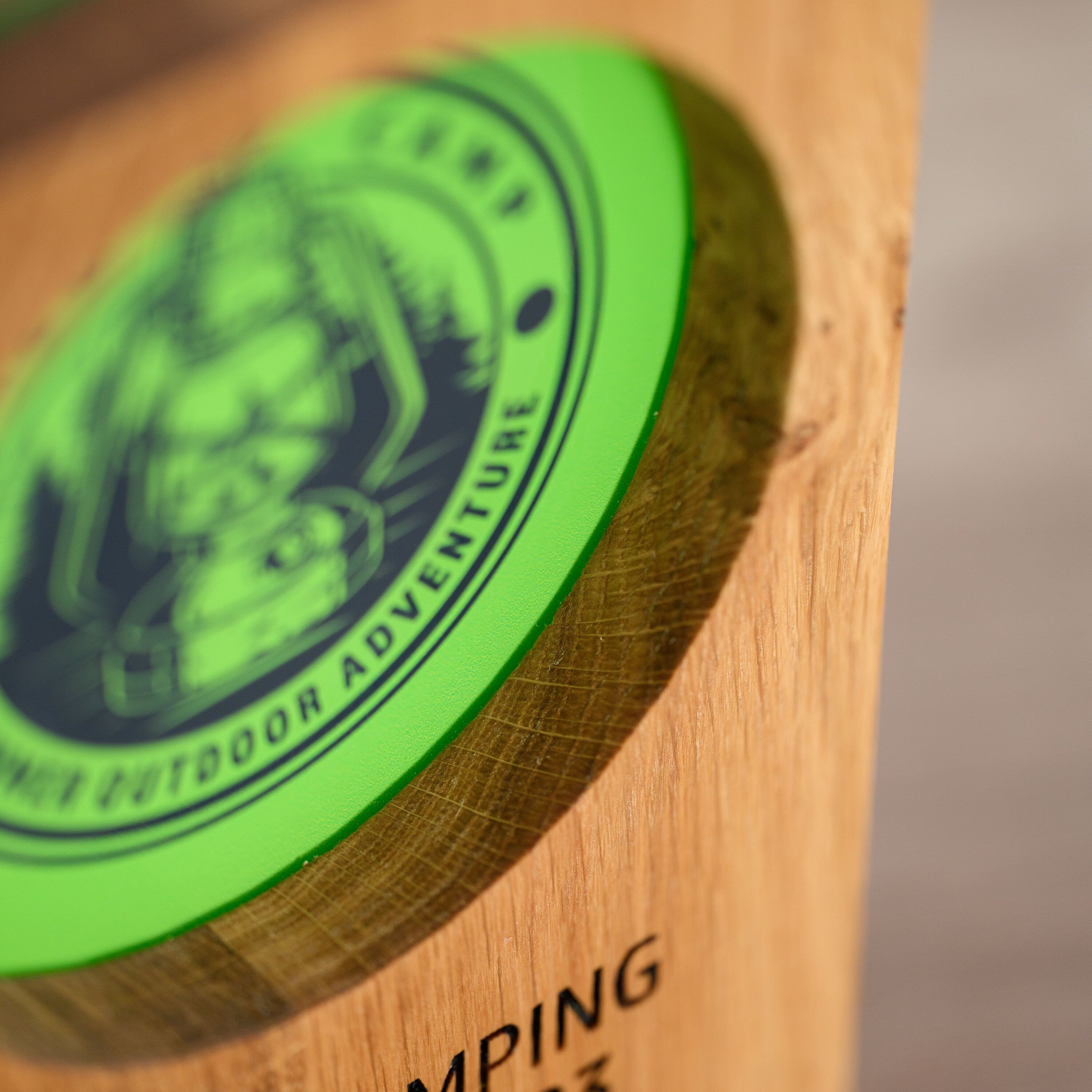 Wooden award with acrylic v14