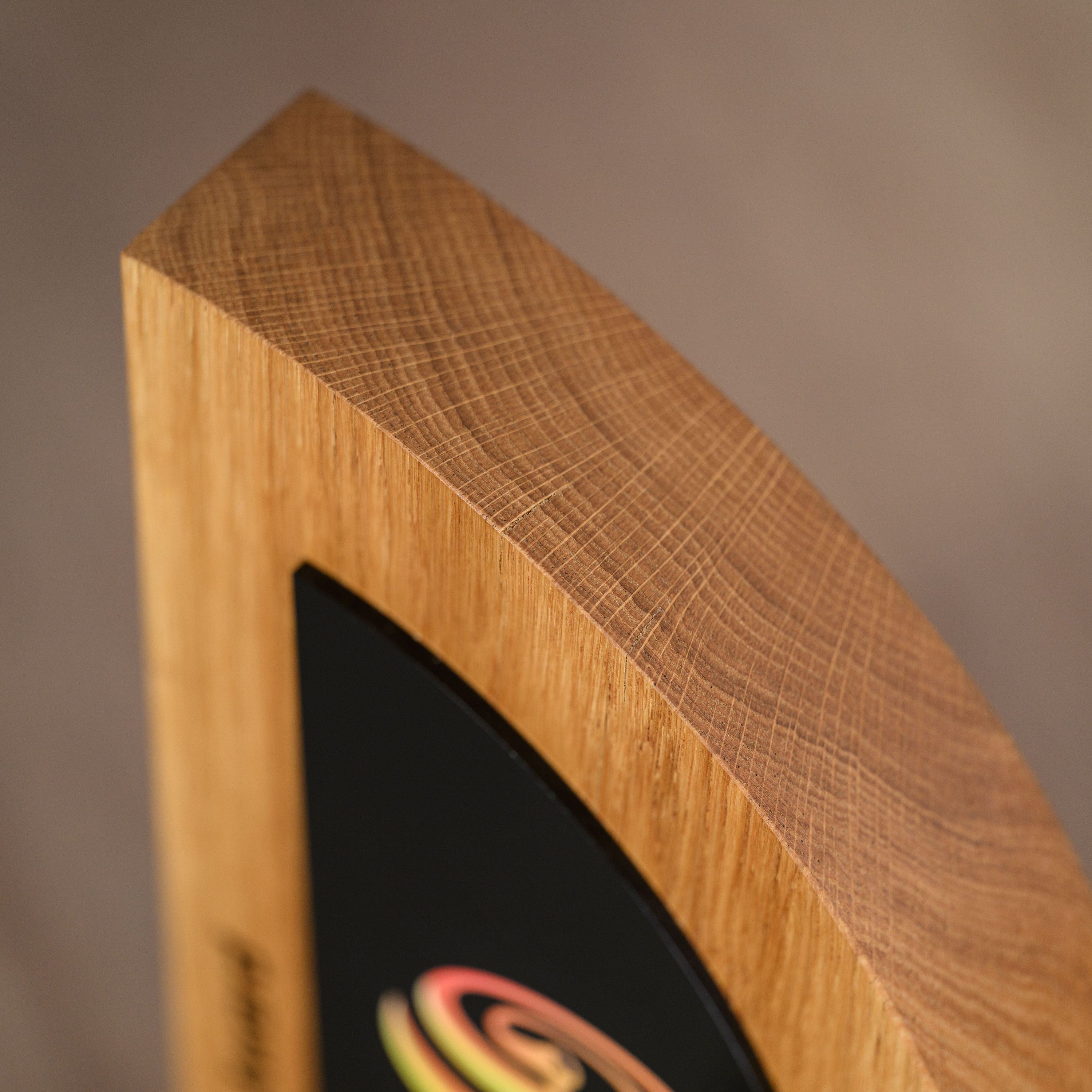 Wooden award with acrylic v15