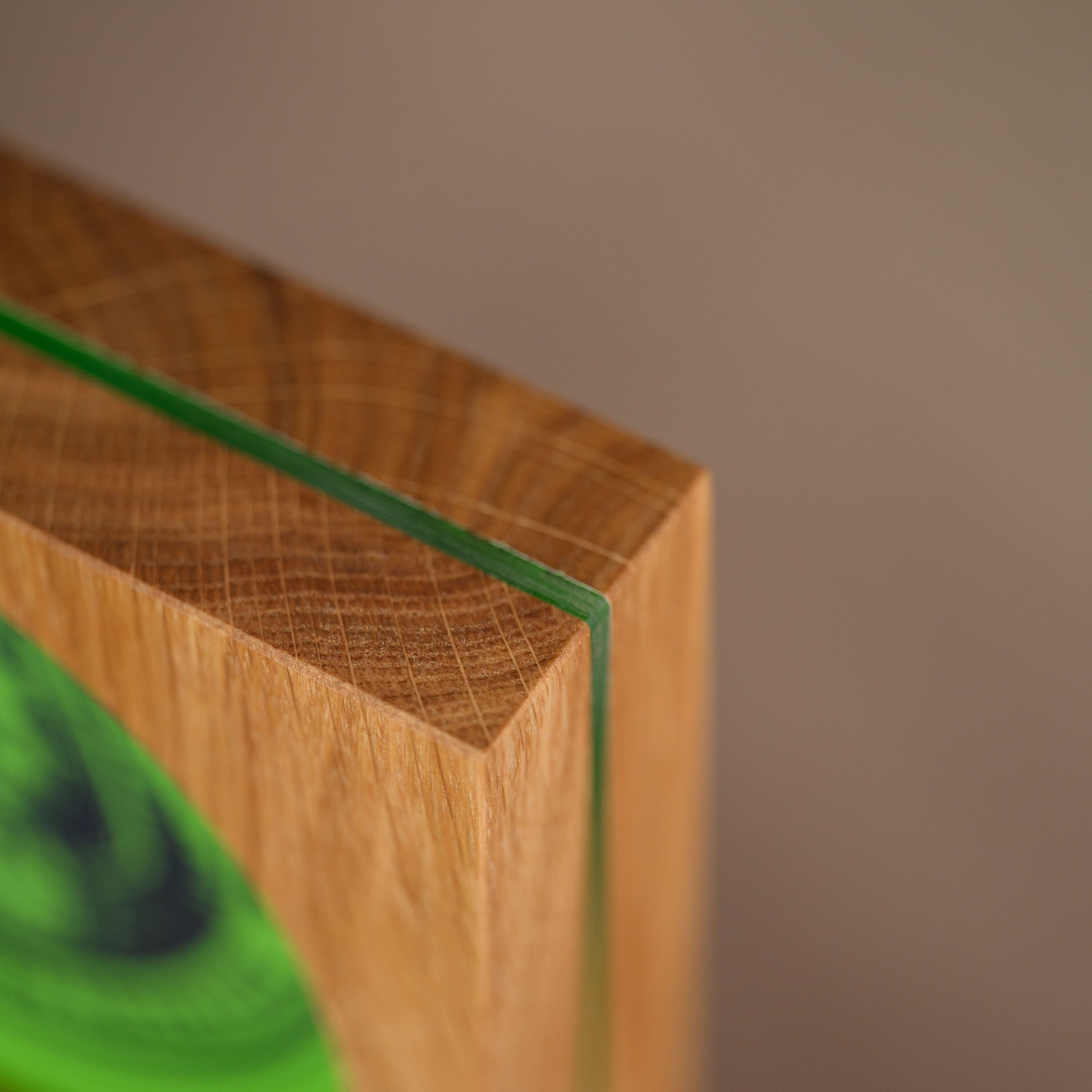 Wooden award with acrylic v14