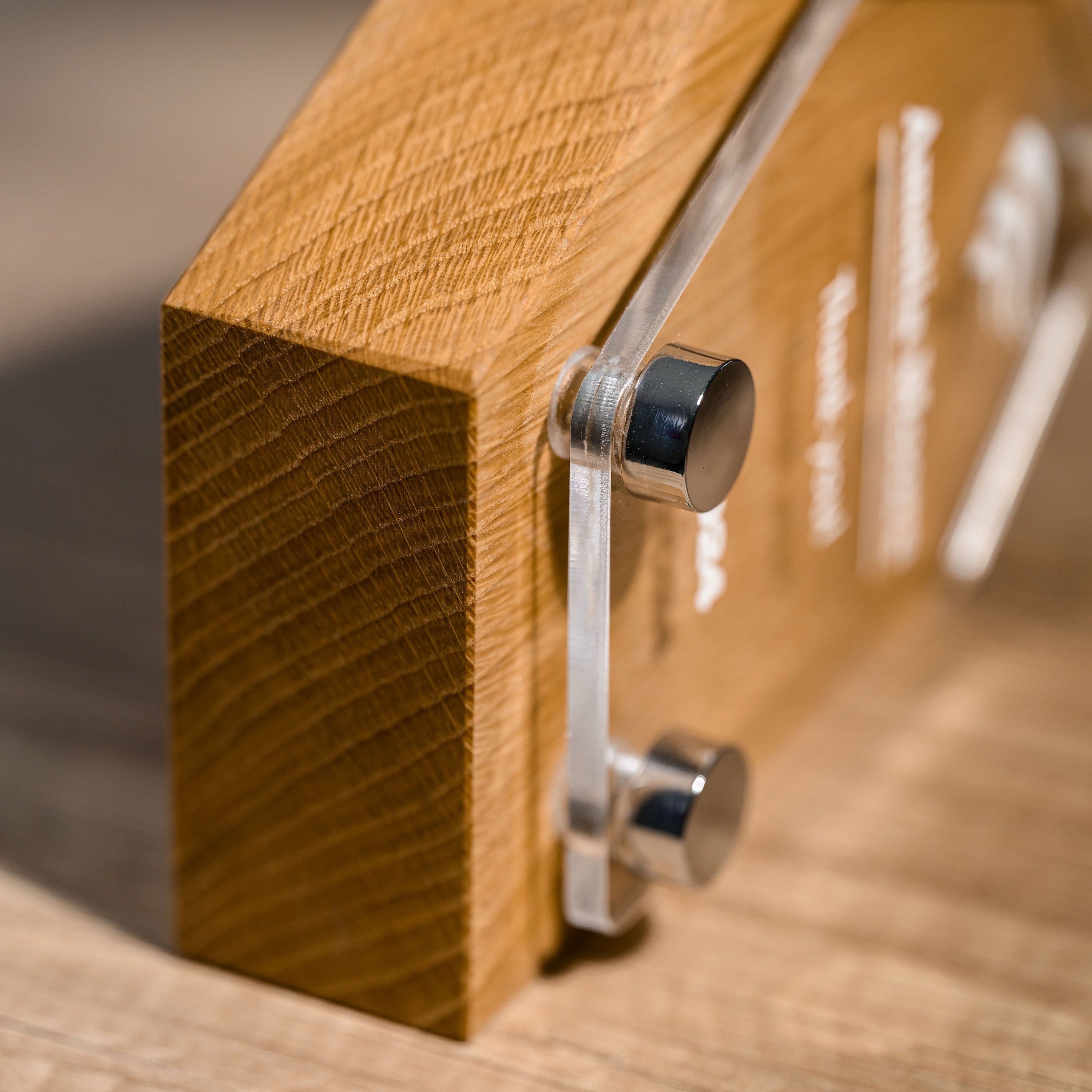 Wooden award with acrylic v21