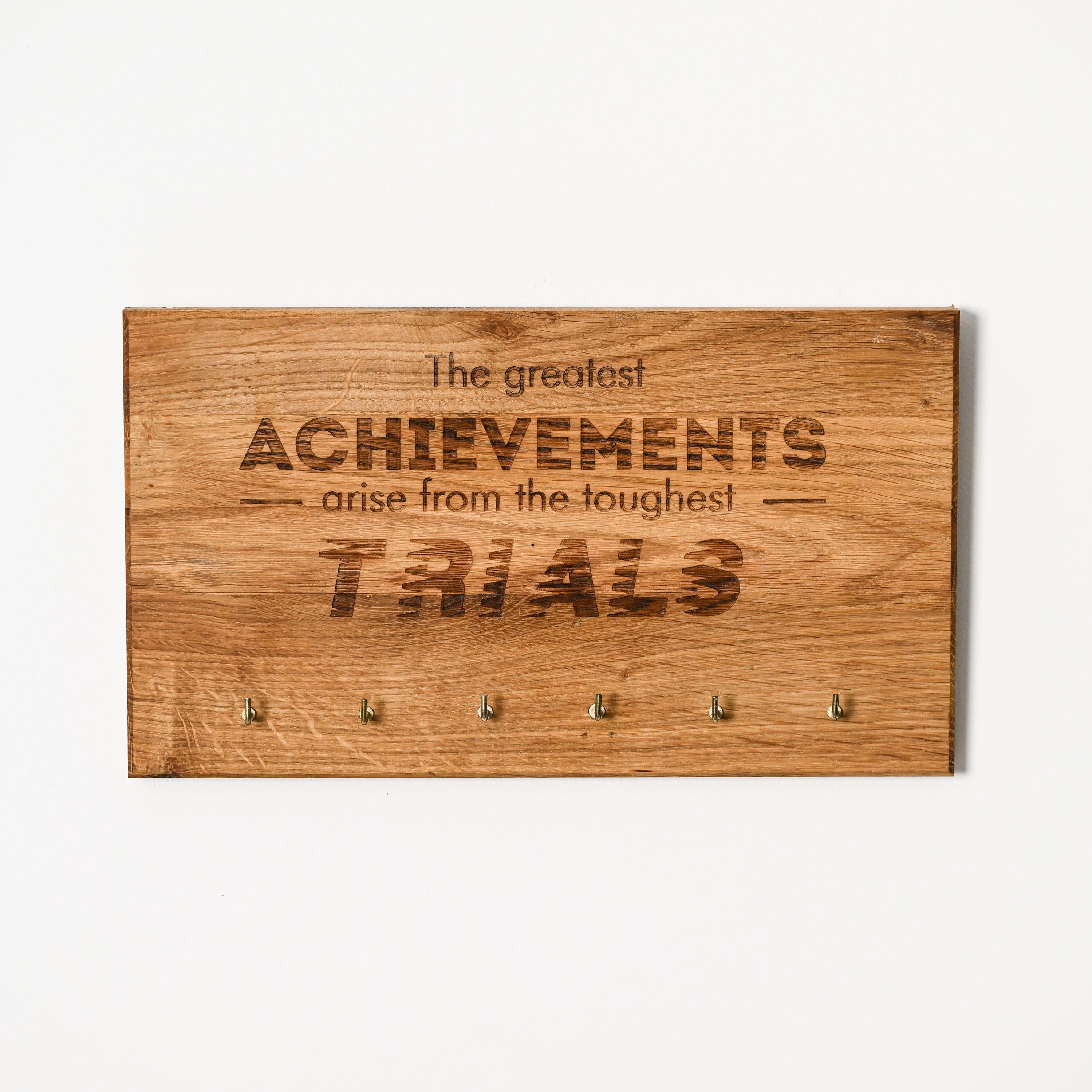 Wooden medal hanger v2