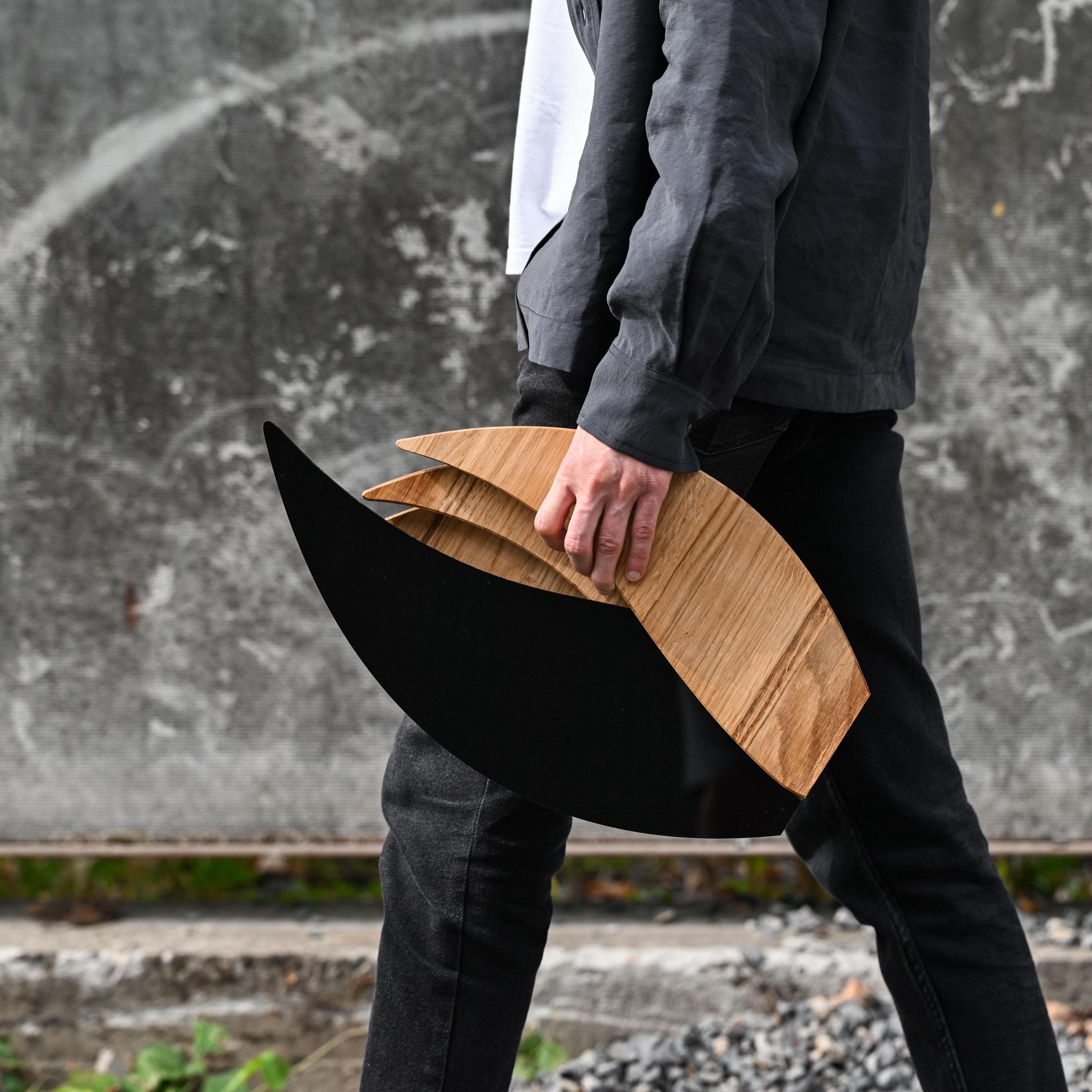 Giant wooden award with acrylic