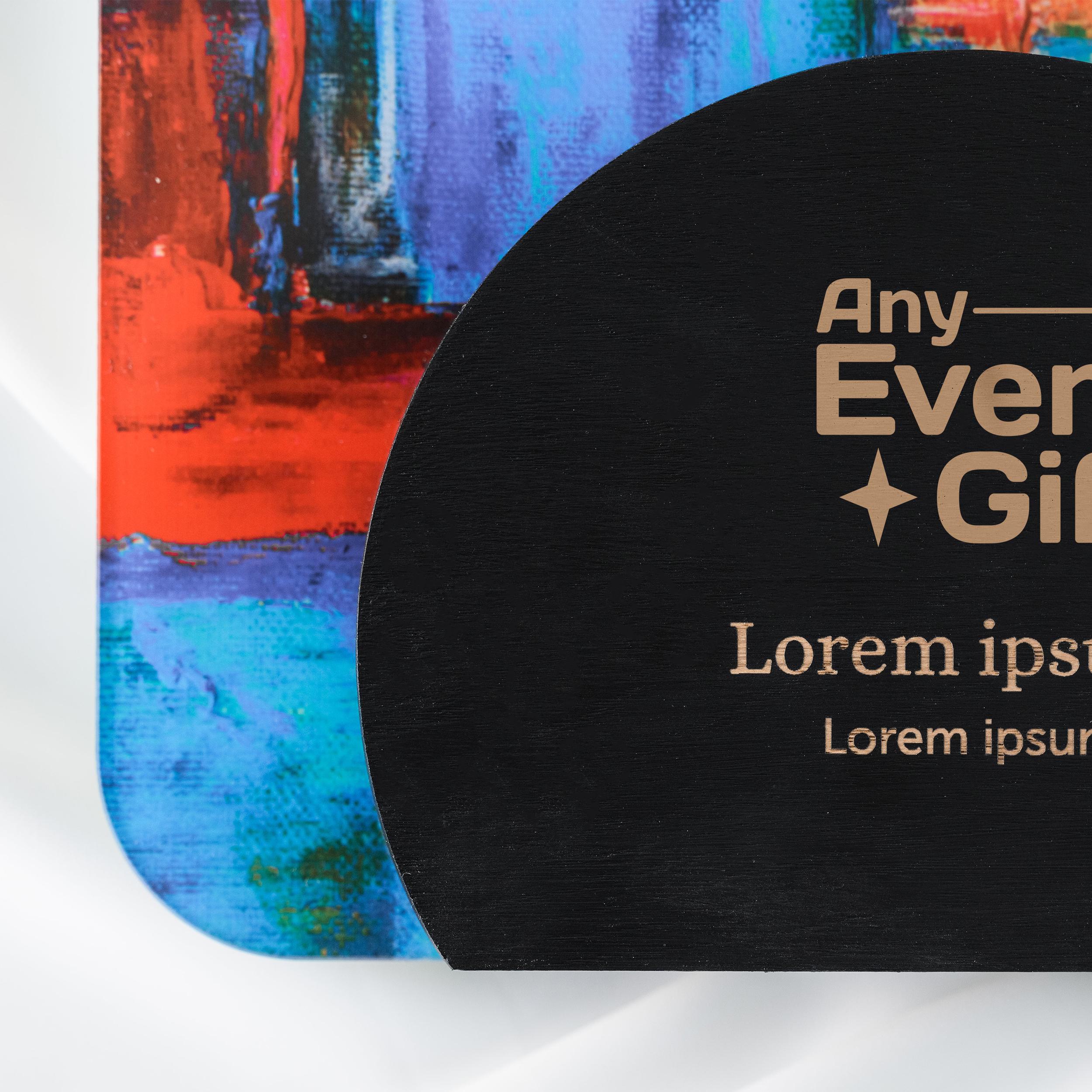 Wooden award with acrylic “Art” v1