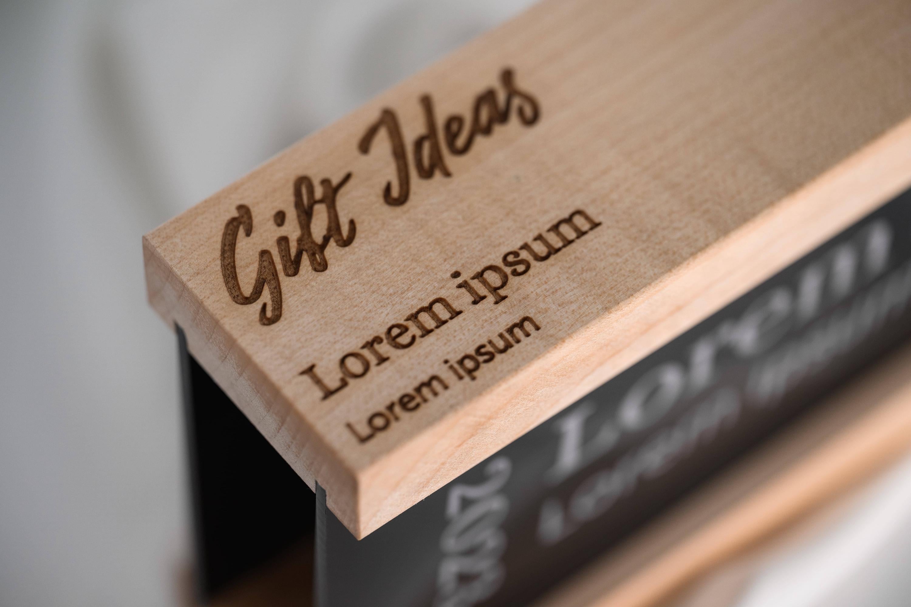 Wooden award with acrylic “Tower” v2