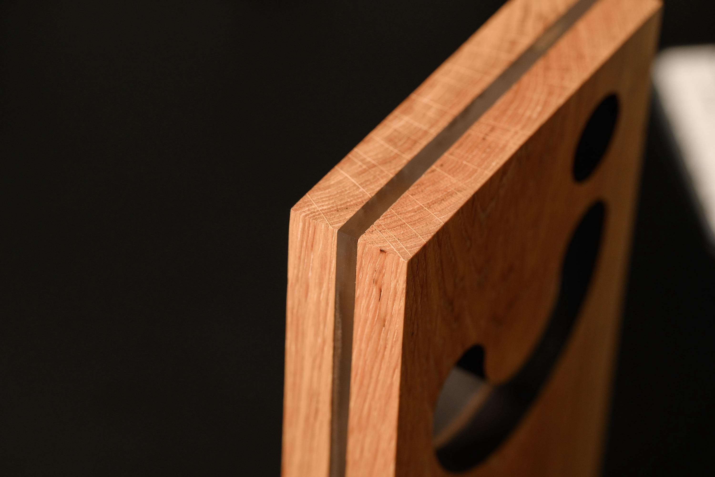 Wooden award with acrylic v8