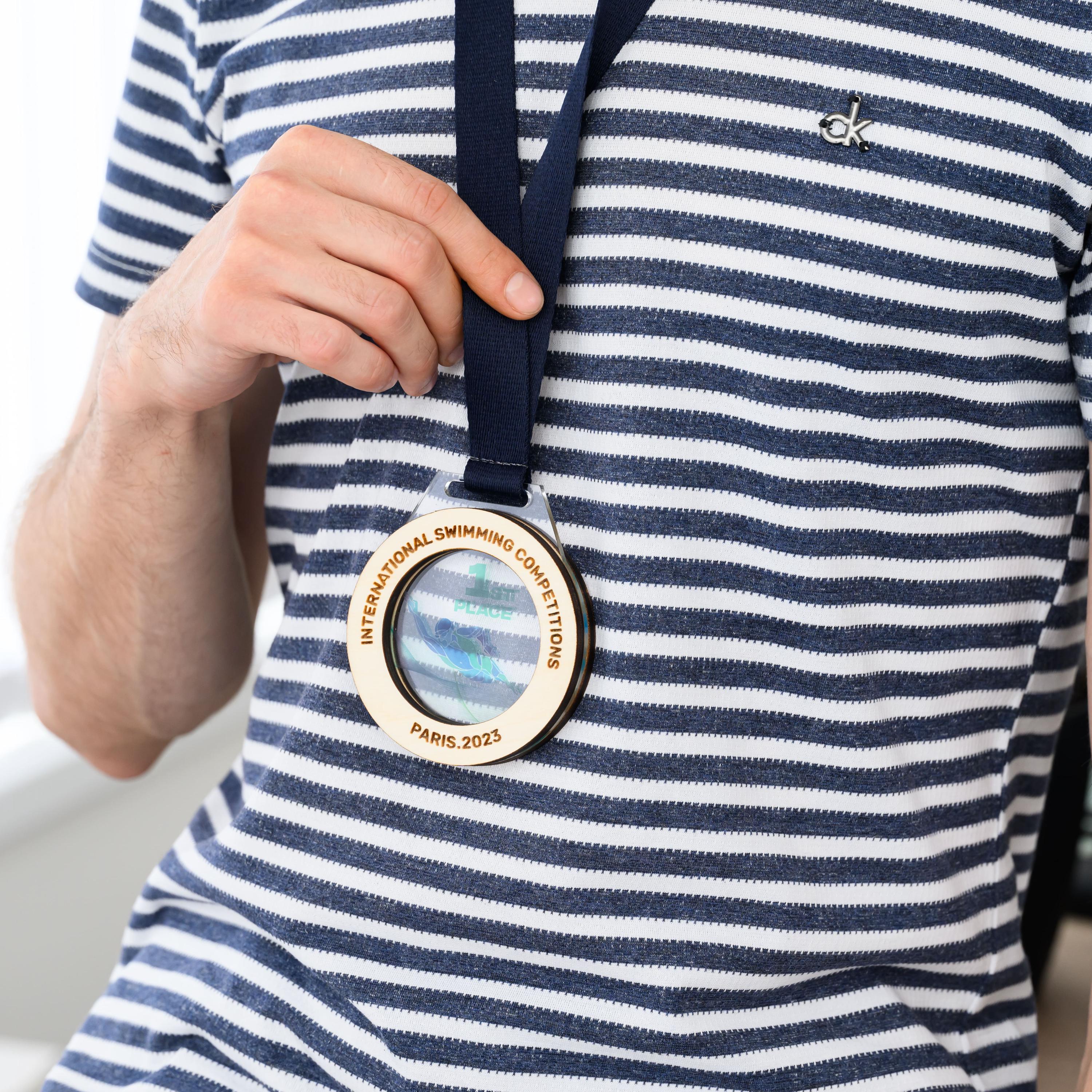 Acrylic Swimming Medal